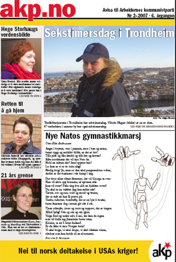 Siste utg&aring;ve av m&aring;nadsavisa akp.no