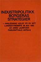Industripolitikk – borgeras strategi