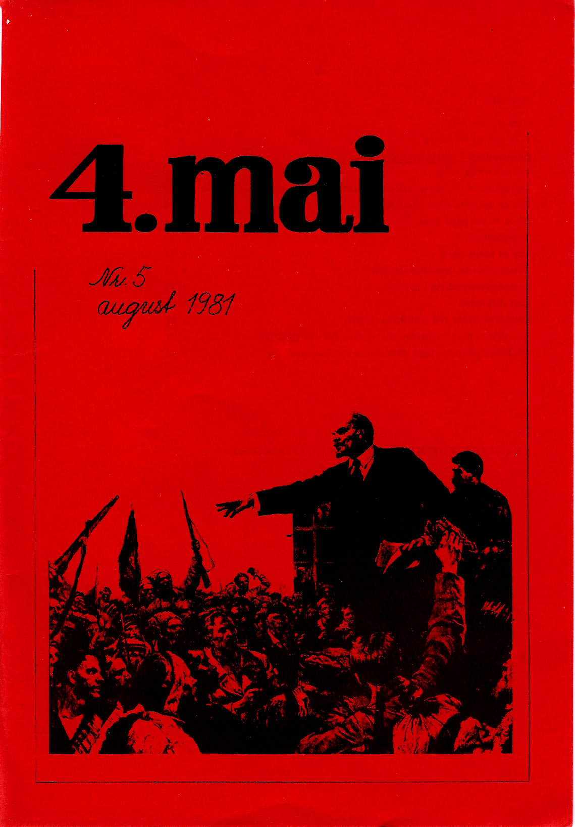 4. mai nr. 5, 1981