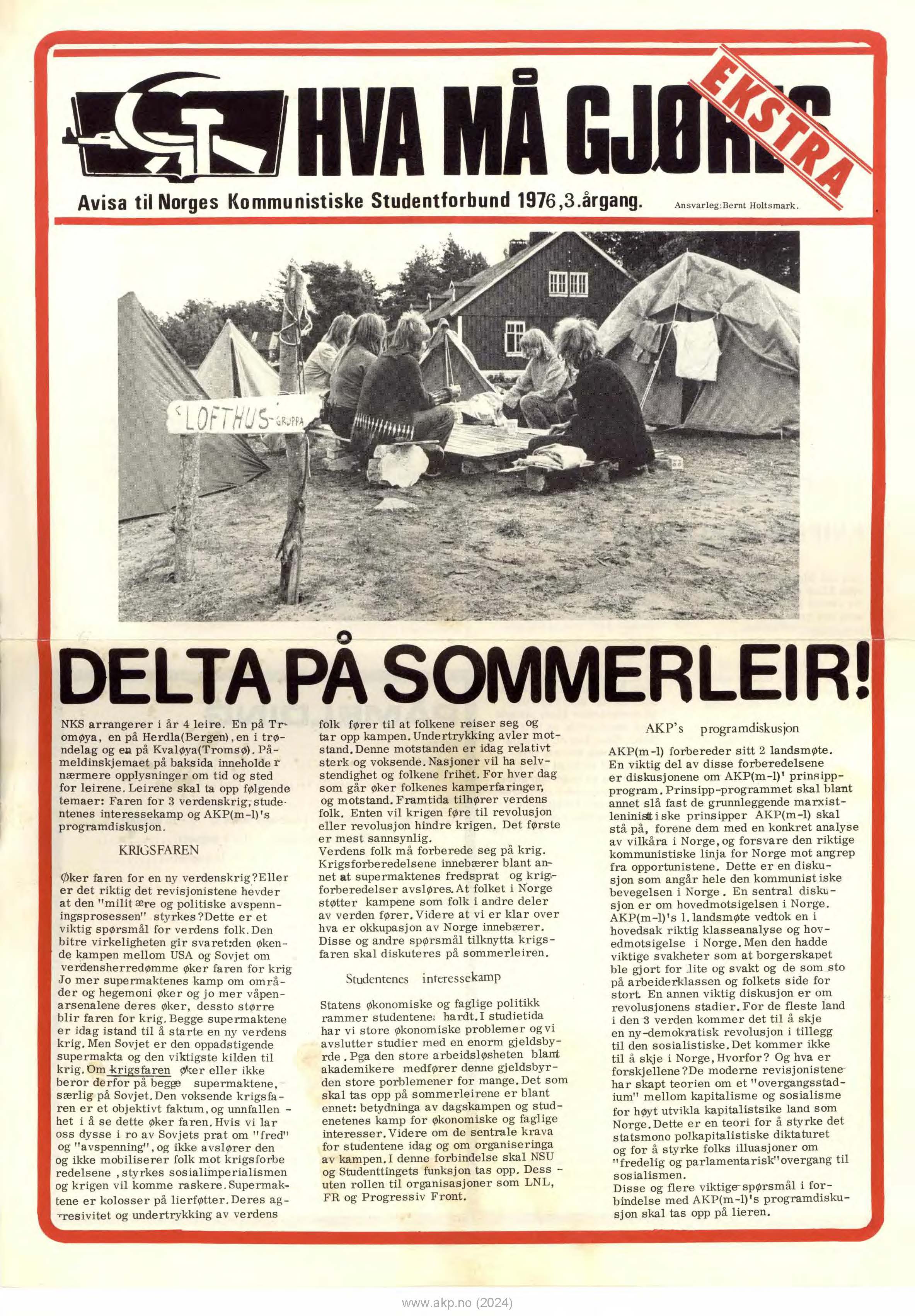 – sommerleirekstra