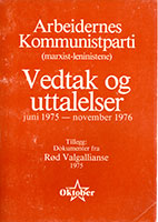 Vedtak 1975–1976