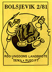 Forsida på Bolsjevik nr. 2, 1981