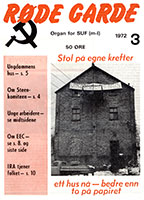 Røde Garde nr 3, 1972